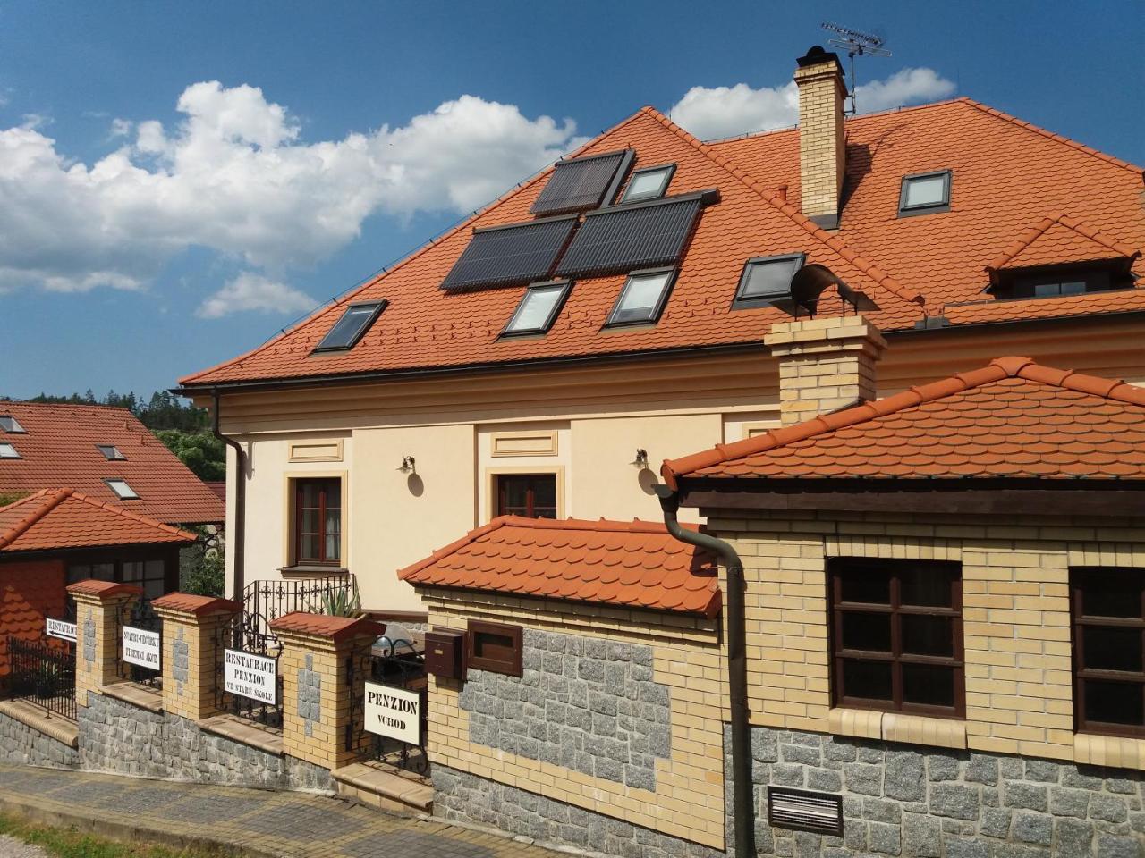 Hotel Penzion Ve Staré škole Vlastejovice Exteriér fotografie